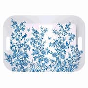 صينية 47*33 سم من Easy Life Paradise Garden - أبيض وأزرق product image