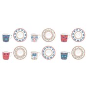 طقم فناجين قهوة 12 قطعة 100 مل بعلبة من Easy Life Tropical Groovy - ألوان متعددة product image