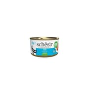 SCHESIR مكملات طعام رطب للقطط تونة في هلام 12x70g غني بالبروتين product image