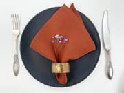 طقم مناديل طعام قطعتين من Desideri Di Casa Irlanda - قرميدي product image