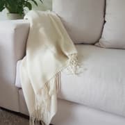 بطانية صوف مارينو طبيعي 130*190 سم من Somma Provenzale - كريمي product image