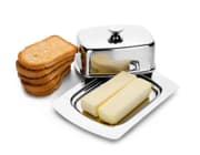 طبق زبدة ستيل بغطاء من Ibili product image