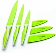 طقم 3 سكاكين مطبخ بأغطية حماية من Ibili - أخضر product image