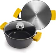 طنجرة بغطاء 24 سم من Ibili Evolution - أسود product image