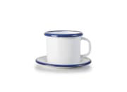 كوب وصحن قطر 5 سم من Ibili Blanca - أبيض وأزرق product image