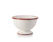 زبدية بقاعدة 12 سم من Ibili Bordeaux - أبيض وأحمر product image