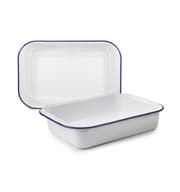 طبق عميق 27 سم من Ibili Blanca - أبيض وأزرق product image