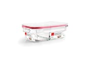 حافظة طعام زجاج 600 مل بقسمين من Ibili Lunch-Away - أحمر product image