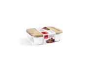 حافظة طعام زجاج 650 مل بغطاء خيزران من Ibili product image