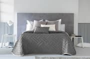 طقم غطاء سرير صيفي مجوز كبير 3 قطع من Canete Vento - رصاصي product image