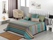طقم لحاف صيفي مجوز كبير 4 قطع من Canete Vent - بني product image