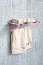 علاقة مناشف من Primanova - زهري شفاف product image