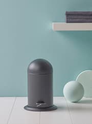سلة قمامة 3 لتر من Aquanova Ona - رمادي داكن product image