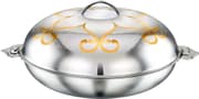 حافظة طعام للتقديم ستيل 70 سم من Pradeep - ستيل وذهبي product image