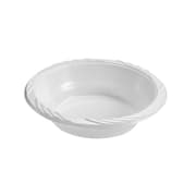 طقم زبدية بلاستيك دائري ابيض عدد 50 عدت احجام - RZ product image