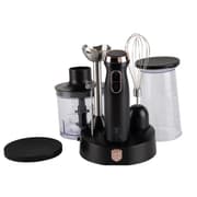 طقم خلاط يدوي وقطاعة 6 قطع من Berlinger Haus - بلاك-روز product image