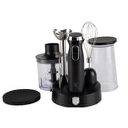 طقم خلاط يدوي وقطاعة 6 قطع من Berlinger Haus - مات بلاك product image