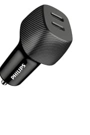 شاحن سيارة فيليبس ثنائي USB-C بقوة 60W شحن سريع وآمن product image