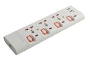 وصلة كهربائية جيباس ثلاثي المنافذ بطول ٣ أمتار وUSB للشحن السريع product image