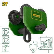 عربة يدوية JADEVER سعة 2 طن عرض شعاع Adjustable 94-124 مم JDCK4520 product image