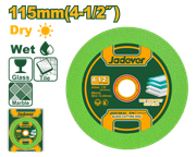 قرص قطع زجاج JADEVER 115 مم بعمود 22.2 مم لقص دقيق ومتعدد المواد product image