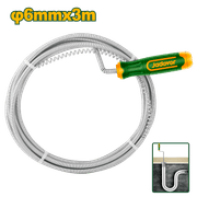أداة تصريف JADEVER 6 مم × 3 م فولاذ مرن لتنظيف الأحواض بفعالية product image