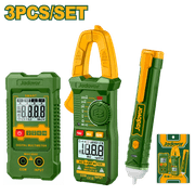 طقم اختبارات كهربائية JADEVER - 3 قطع مع مقياس مشبك وكاشف جهد product image