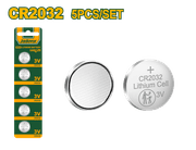 بطارية ليثيوم CR2032 3 فولت من JADEVER 5 قطع طاقة موثوقة للحجية الإلكترونية product image