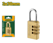 قفل نحاس أرقام 30 ملم 3 خانات من جادايفر JADEVER product image
