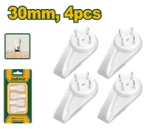 JADEVER Hardwall Picture Hangers – 30mm, 4 Pcs, Heavy-Duty ABS Hooks (JDPHK1K01) product image