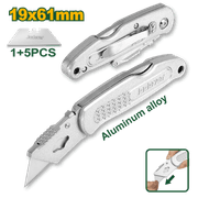 مشرط جيب من الألومنيوم، قابل للطي، من جادايفر product image