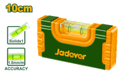 مستوى يد JADEVER 10 سم دقة 1 مم زجاجة أكريليك مضادة للصدمات product image