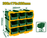 طقم وحدة علب تخزين وبراغي 9 قطع من جادايفر Jadver product image