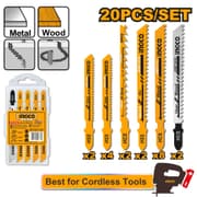 طقم نسلات تخريقة حديد + خشب 20 قطعة انكو INGCO product image