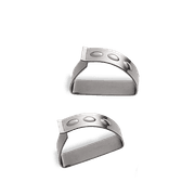 طقم حلقتين من الستانلس ستيل للمناديل product image