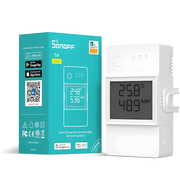 مفتاح مراقبة درجة الحرارة والرطوبة الذكي من Sonoff بقوة 20 أمبير من sonoff product image