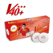 كرة تنس طاولة Double Fish V40+ عالية الجودة 3 نجوم للمبتدئين والمحترفين product image