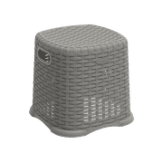 CP Rattan Step Stool Grey product image