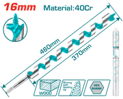 ريشة حفر خشب حلزوني 16*460 ملم من توتال، كفاءة عالية لحفارات امباكت من total product image