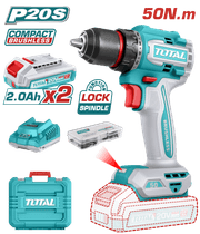 Total TDLI205062 Drill Charger 20V 50Nm with 2 Batteries 2Ah product image