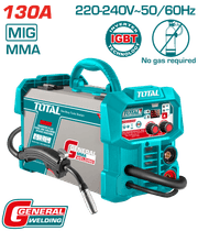 آلة لحام قوس فلوريد TOTAL 130A عاكس بدون غاز بجهد 220-240 فولت product image