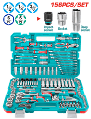 طقم أدوات متنوع 156 قطعة من توتال TOTAL product image