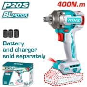 دريل بوكسات 1/2" شحن 400N.m بدون فحمات من توتال TOTAL product image