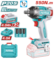 Total TIWLI2055 Drill Box 20V 550Nm with 2 Batteries 4Ah and Charger product image