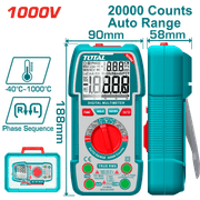 متر رقمي TOTAL 1000V TRMS 20000 لقياس الجهد والتيار مع ميزات متقدمة product image