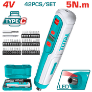 مفك شحن 4 فولت مع اكسسوارات من Total product image