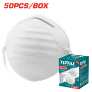 TOTAL Dust Mask – 50 Pcs | Comfortable Fit with Adjustable Nose Clip (TSP403) product image