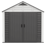 مخزن خارجي مقاوم للماء 215×215×250 سم من ريزين بتصميم سقف جملوني product image