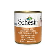 SCHESIR C2801 علب للكلاب 16x285 gr دجاج لذيذ بطبقة بطاطس في هلام شهي product image