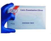 كفوف لاتكس ازرق- بدون بودرة- 100 قطعة - RZ product image